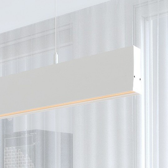 Lâmpada Linear Pendente LED - LOLA Branco - 0,5m - 1m - 1,5m - 2m