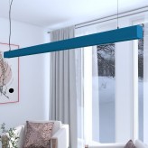 Lâmpada Linear Pendente LED - ANTONIO Azul - 0,5m - 1m - 1,5m - 2m