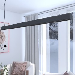 Linear Lamp Pendant LED - ANTHONY Black - 0.5m - 1m - 1.5m - 2m