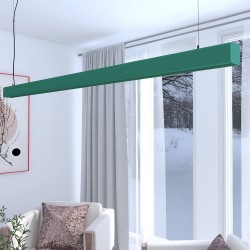 Lâmpada Linear Pendente LED - ANTONIO Patina verde - 0,5m - 1m - 1,5m - 2m