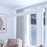 Lampe Linéaire Suspension LED - ANTOINE Blanc - 0,5m - 1m - 1,5m - 2m