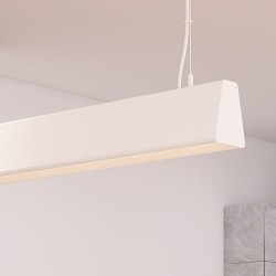 Lâmpada Linear Pendente LED - CARMEN Branco - 0,5m - 1m - 1,5m - 2m