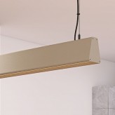 Linear Lamp Pendant LED - CARMEN patina green- 0.5m - 1m - 1.5m - 2m