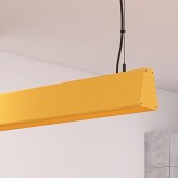 Lâmpada Linear Pendente LED - CARMEN Cinza pedra- 0,5m - 1m - 1,5m - 2m