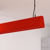 Linearlampe Pendelleuchte LED - CARMEN pastellgelb- 0,5 m - 1m - 1,5m - 2m