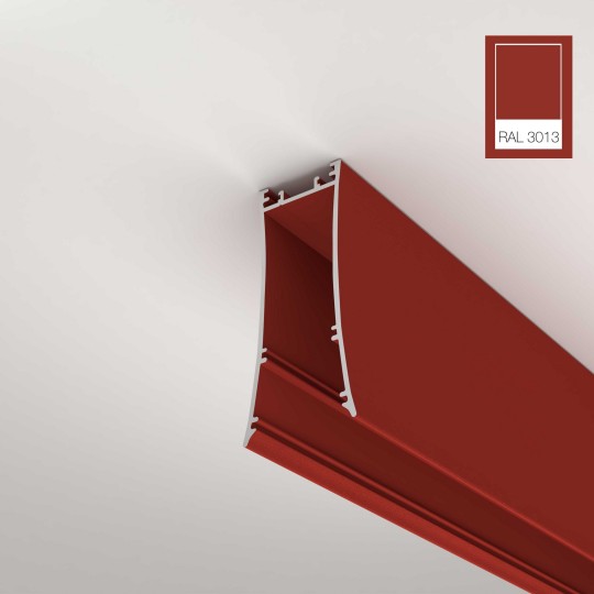 Linear LED Batten - LOLA tomato red- 0.5m - 1m - 1.5m - 2m