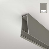 Linear LED Batten - LOLA stone gray- 0.5m - 1m - 1.5m - 2m