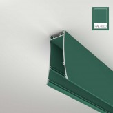 Linear LED Batten - LOLA patina green- 0.5m - 1m - 1.5m - 2m