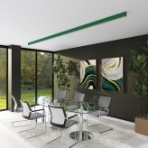 Regleta Lineal Colgante LED - LOLA Verde Patina - 0.5m - 1m - 1,5m - 2m