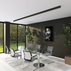 Régua Linear  LED - LOLA Preto - 0,5m - 1m - 1,5m - 2m