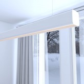 Lampe Linéaire Suspension LED - ANTOINE Blanc - 0,5m - 1m - 1,5m - 2m