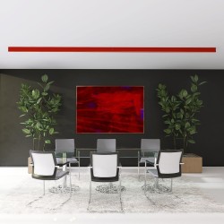 Régua Linear  LED - LOLA Vermelho tomate - 0,5m - 1m - 1,5m - 2m