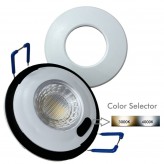 Downlight LED 6W - IP66 - Blanc Circulaire - CCT - Spécial Salles de Bains - Extérieur -RT2012