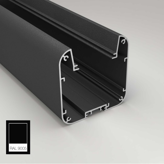 Linear LED Batten - ANTHONY black - 0.5m - 1m - 1.5m - 2m