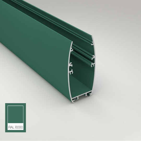 Linear LED Batten - RICHARD patina green- 0.5m - 1m - 1.5m - 2m