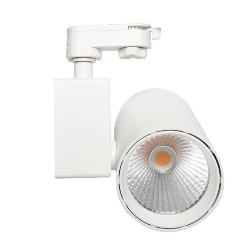 Foco LED 40W MADRID Blanco PHILIPS Driver Carril Monofásico ESPECIAL PARA ALIMENTACION