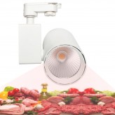 LED Tracklight 40W MADRID White PHILIPS Driver single-phase rails - SPECIAL FOR FOOD