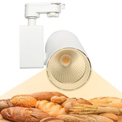 Foco LED 40W MADRID Branco PHILIPS Driver Calha Monofásico ESPECIAL PARA ALIMENTAÇÃO