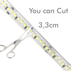 LED Strip 24V | 180xLED/m | 5m | SMD2835 | 1700Lm | 20W/M | IP20