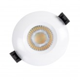 Encastrável LED 8W - IP65 - Regulável - Circular Branco - CCT- Especial Banheiros - Exterior