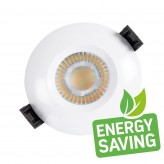 Empotrable LED 8W -  IP65 - Circular Blanco - Dimable - CCT- Especial Baños - Exterior
