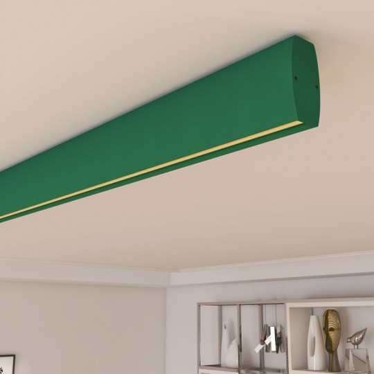 Linear LED Batten - RICHARD patina green- 0.5m - 1m - 1.5m - 2m