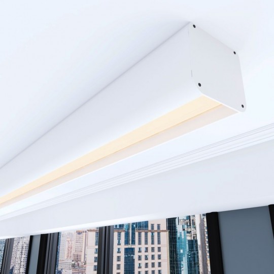 Régua Linear LED - ANTONIO Branco - 0,5m - 1m - 1,5m - 2m