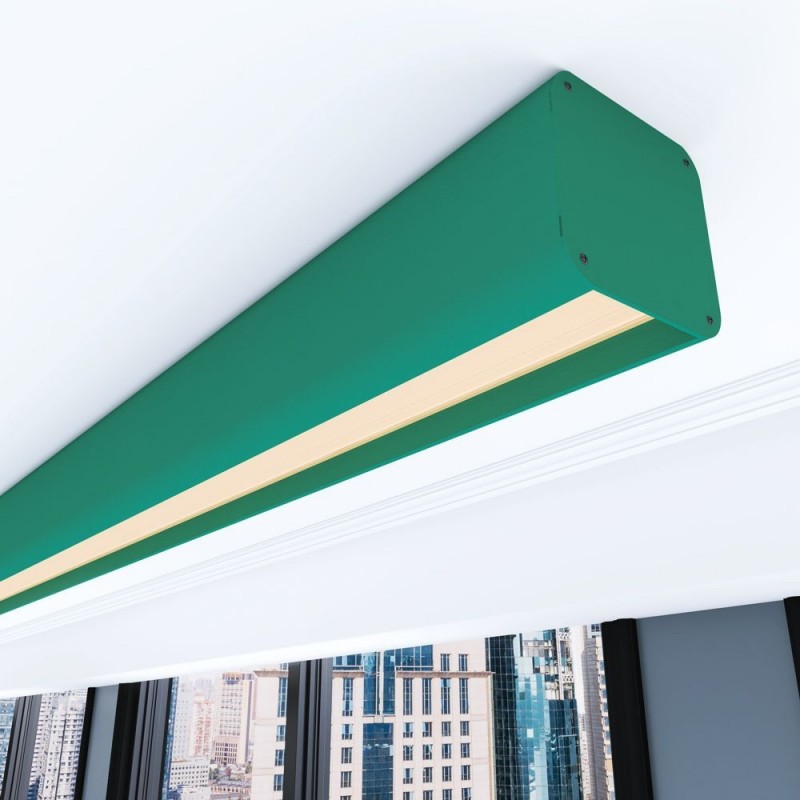 Linear LED Batten - ANTHONY patina green- 0.5m - 1m - 1.5m - 2m
