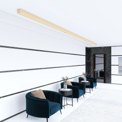 Linear LED Batten - ANTHONY ivory - 0.5m - 1m - 1.5m - 2m