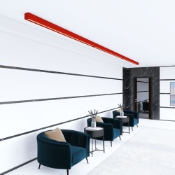 Linear LED Batten - ANTHONY tomato red- 0.5m - 1m - 1.5m - 2m