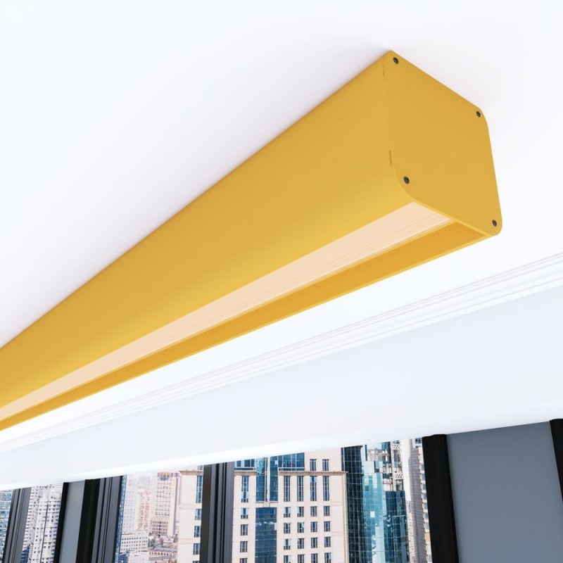 Linear LED Batten - ANTHONY pastel yellow- 0.5m - 1m - 1.5m - 2m