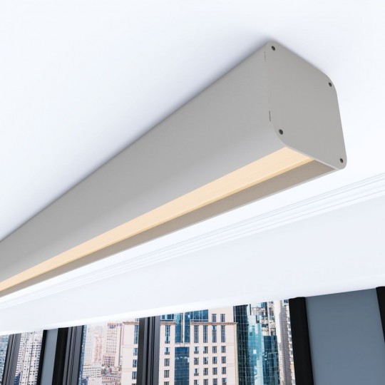 Linear LED Batten - ANTHONY stone grey- 0.5m - 1m - 1.5m - 2m