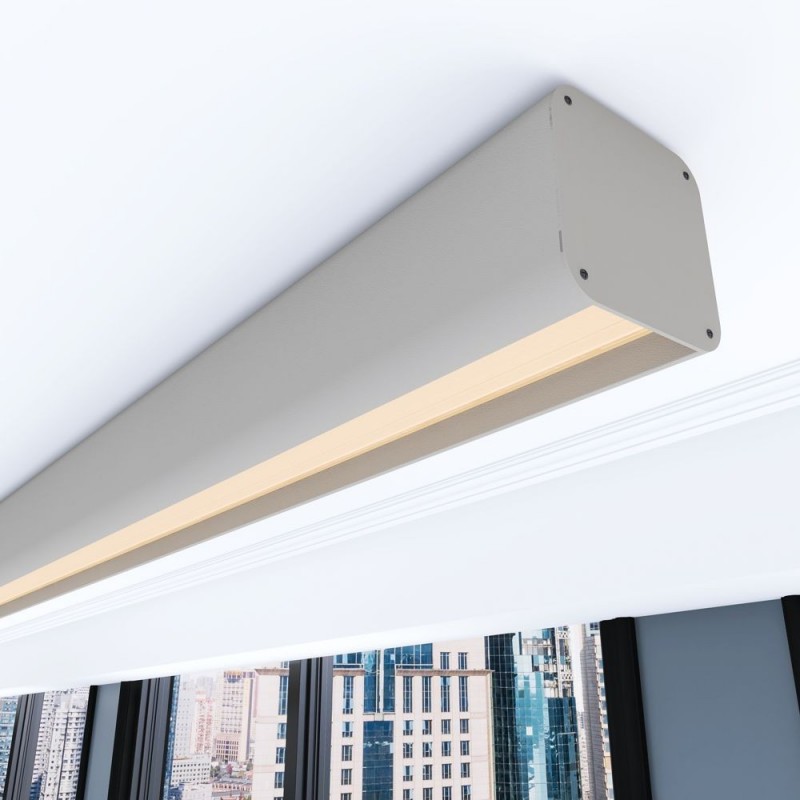 Linear LED Batten - ANTHONY stone grey- 0.5m - 1m - 1.5m - 2m