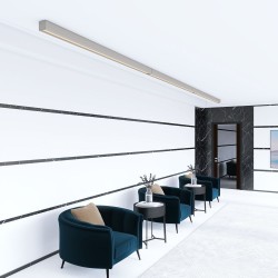 Linear LED Batten - ANTHONY stone grey- 0.5m - 1m - 1.5m - 2m