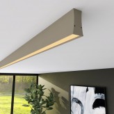 Régua Linear  LED - LOLA Verde pátina- 0,5m - 1m - 1,5m - 2m