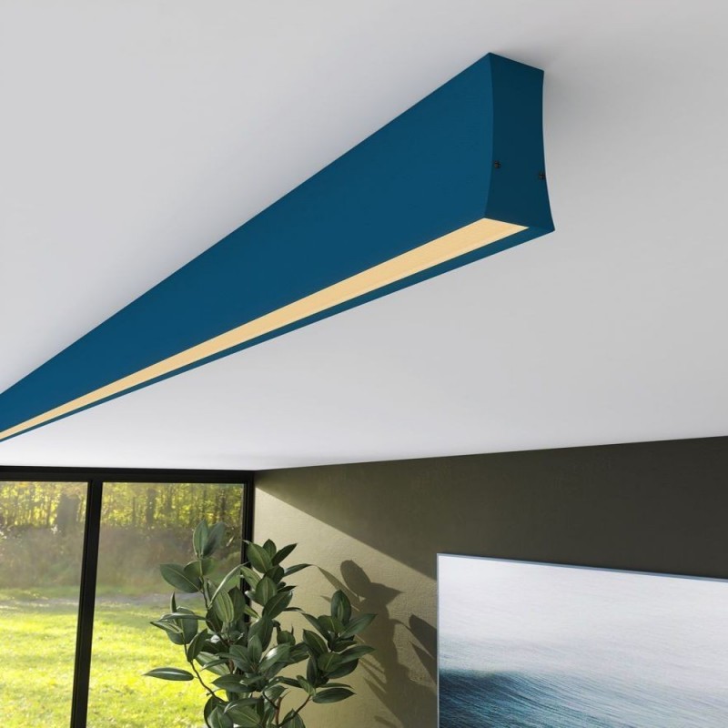 Linear LED Batten - LOLA azure blue- 0.5m - 1m - 1.5m - 2m