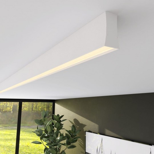 Lâmpada Linear Pendente LED - LOLA Branco - 0,5m - 1m - 1,5m - 2m