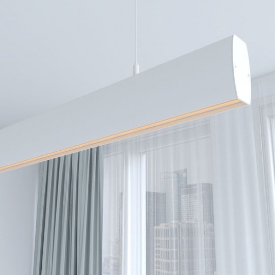 Lâmpada Linear Pendente LED - RICARDO Branco - 0,5m - 1m - 1,5m - 2m