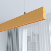 Linear Lamp Pendant LED - RICHARD Pastel yellow - 0.5m - 1m - 1.5m - 2m