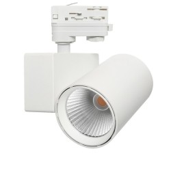 Foco LED 40W MADRID Branco PHILIPS Driver Calha THREE-PHASE ESPECIAL PARA ALIMENTAÇÃO