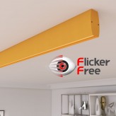 Régua Linear LED - RICARDO Amarelo pastel - 0,5m - 1m - 1,5m - 2m