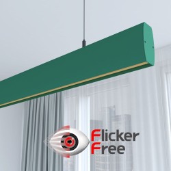 Linear Lamp Pendant LED - RICHARD Green - 0.5m - 1m - 1.5m - 2m