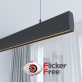 Linear Lamp Pendant LED - RICHARD Black - 0.5m - 1m - 1.5m - 2m