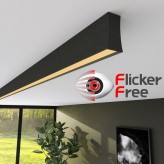 Linear LED Batten - LOLA black - 0.5m - 1m - 1.5m - 2m