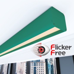 Linear LED Batten - ANTHONY patina green- 0.5m - 1m - 1.5m - 2m