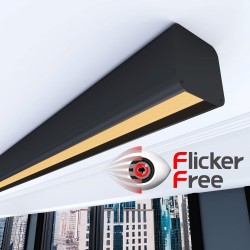 Linear LED Batten - ANTHONY black - 0.5m - 1m - 1.5m - 2m