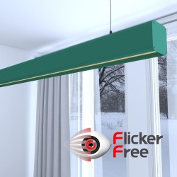 Lâmpada Linear Pendente LED - ANTONIO Patina verde - 0,5m - 1m - 1,5m - 2m