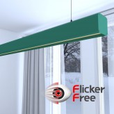 Linear Lamp Pendant LED - ANTHONY patina green- 0.5m - 1m - 1.5m - 2m