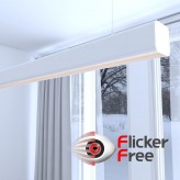 Lampe Linéaire Suspension LED - ANTOINE Blanc - 0,5m - 1m - 1,5m - 2m