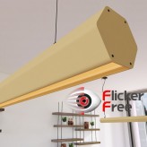Lâmpada Linear Pendente LED - PACO Marfim -  0,5m - 1m - 1,5m - 2m